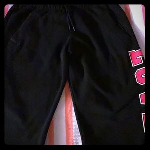 VS pink boyfriend sweats NWOT SM